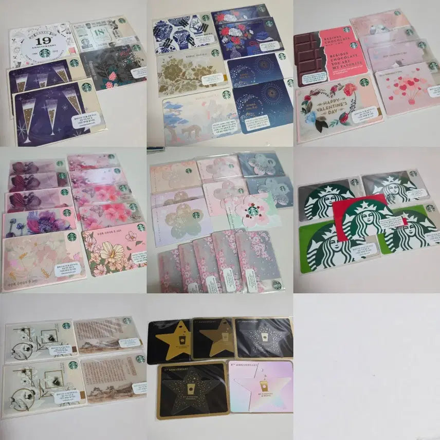 [BUNJANG] Starbucks Blank Card Collection / 스타벅스 카드 공카드 수집용