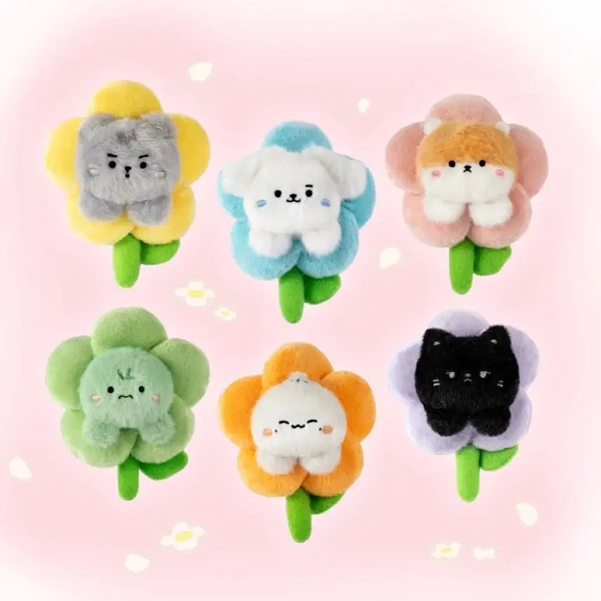 [BUNJANG] MONSTA X MonmoongchiX Blossom Flower Doll Keychain ChaeBugie / 마지막) 채부기 몬스타엑스 몬뭉치엑스 블라썸 꽃인형 키링 채부기