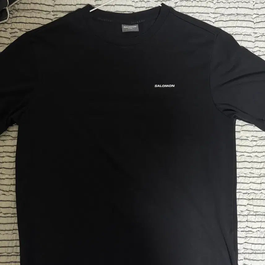 [BUNJANG] Salomon Basic Logo Short Sleeve T-Shirt Black S / 살로몬 기본로고반팔티셔츠 블랙s