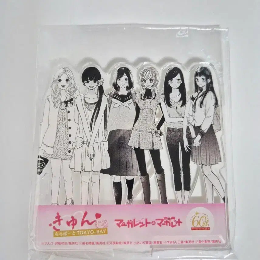 [BUNJANG] Margaret 60th Anniversary Acrylic Standees (Kimi ni Todoke, A Tale of the Wind, Pink &amp; Habanero) / 마가렛 60주년 여주인공 아크릴 너에게닿기를 한낮의 유성 핑크와 하바네로