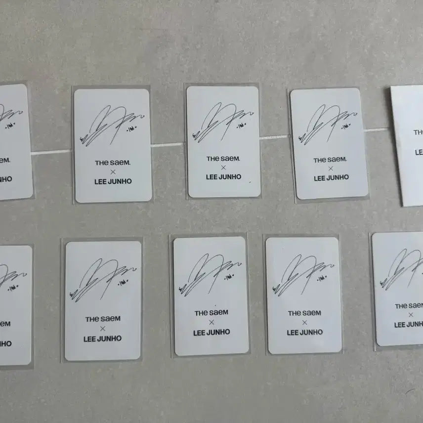 [BUNJANG] 2PM Junho The Saem Japan Photocard Bundle Set / 이준호 일본 더샘 포카 포토카드 판매