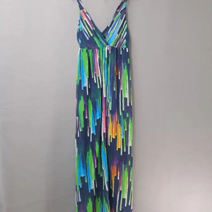 [BUNJANG] Summer Lined Maxi Dress with Built-in Bra / 여름 안감 브라내장 맥시 드레스 롱 원피스
