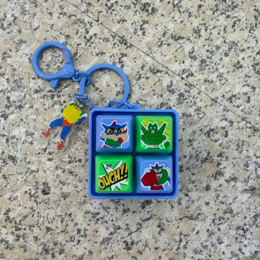 [BUNJANG] Crayon Shin-chan LED Keycap Keychain / (새상품)짱구 LED 키캡 키링