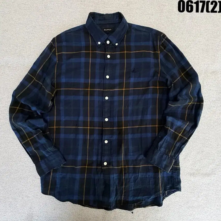 [BUNJANG] Beanpole Check Shirt L / 빈폴 체크 남방 셔츠 L 0617