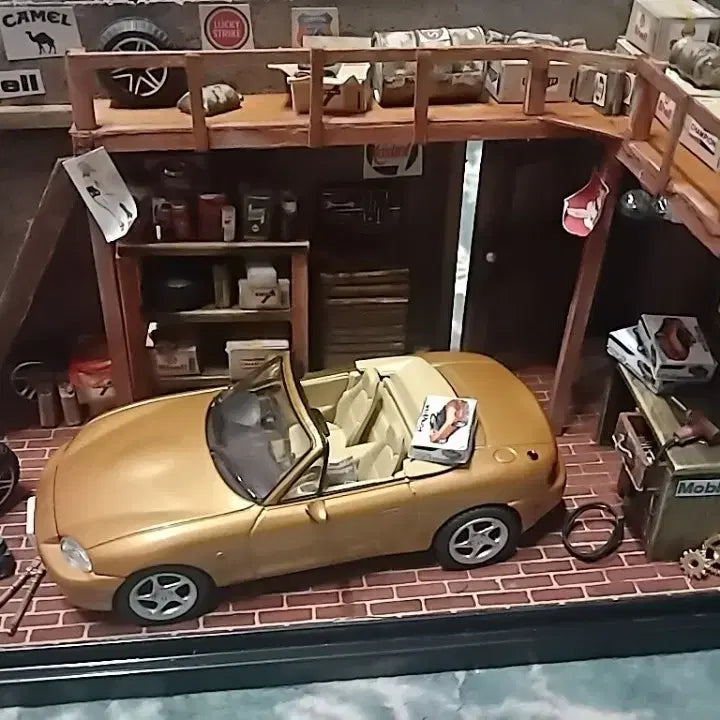 [BUNJANG] 1/43 Scale Car Repair Diorama / 1/43 자동차정비 디오라마(개인자작품)
