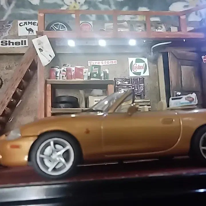 [BUNJANG] 1/43 Scale Car Repair Diorama / 1/43 자동차정비 디오라마(개인자작품)