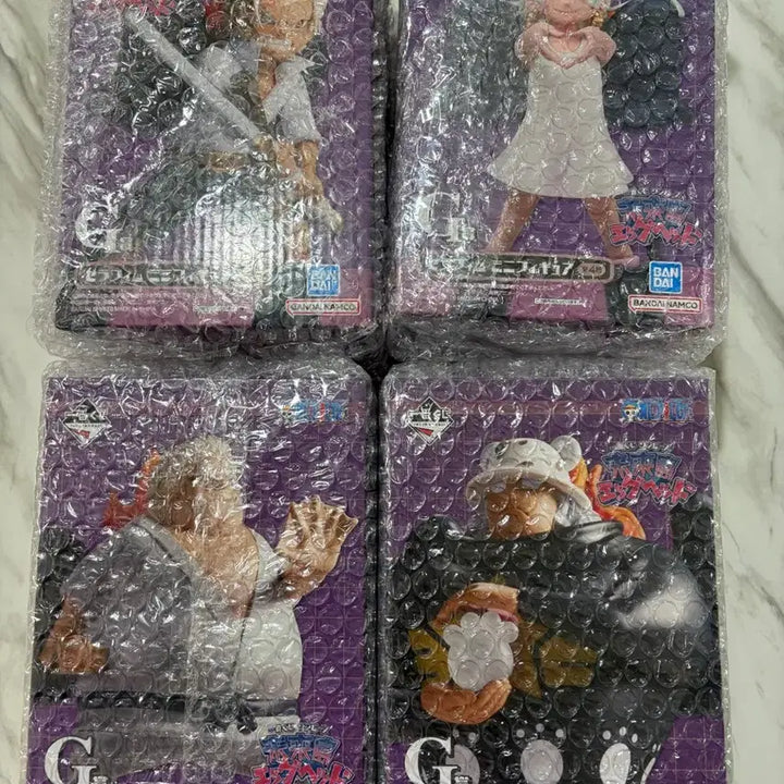 [BUNJANG] One Piece Serafim G Prize Figure Set (4 Pieces, Sealed) / 원피스 세라핌 G상 피규어 4개 세트