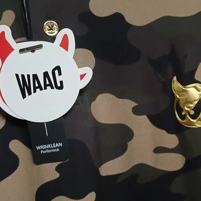 [BUNJANG] WACC Camo Pattern Golf Wear - Size 3 (100) / WACC 카모 패턴 골프웨어3싸이즈