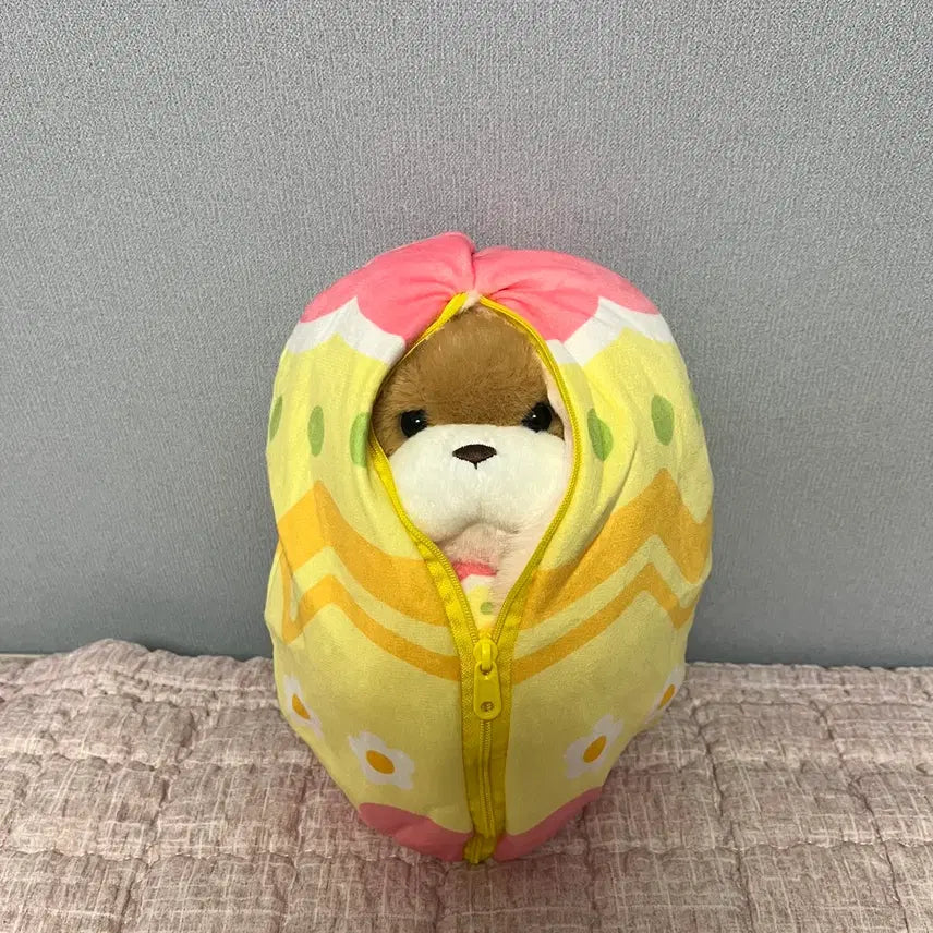 [BUNJANG] Easter Egg Woosoochoochan Brown 27cm Plush Doll / [새상품] 이스터에그 우소우소짱 브라운 27cm 인형