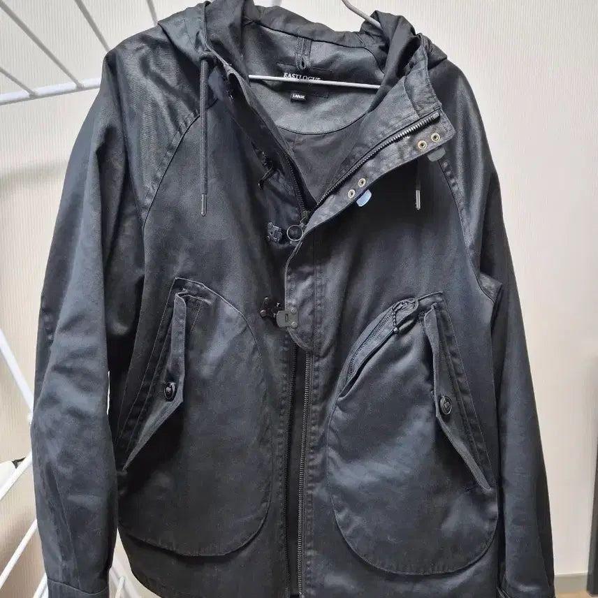 [BUNJANG] Eastlog Deck Hoodie Jacket Black L / 이스트로그 덱후디자켓 블랙 L