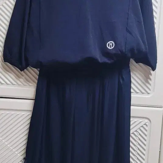 [BUNJANG] Nice Clab N21 Logo Hoodie Navy / 나이스클랍 N21 로고 후드 티 네이비