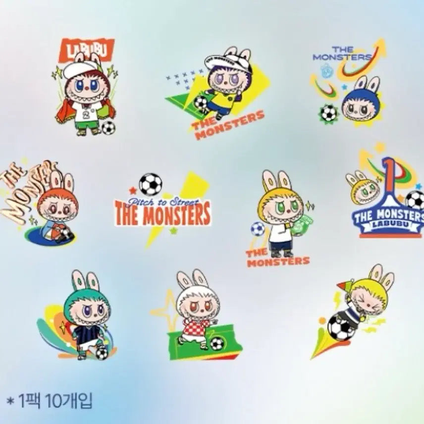 [BUNJANG] Labubu Pop Mart Special Edition Sticker Set / 라부부 팝마트 특전 스티커 세트