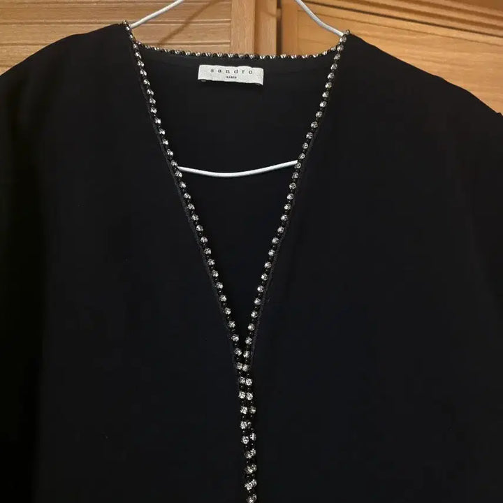 [BUNJANG] Sandro Cubic Embellished Dress / 산드로 정품 큐빅원피스