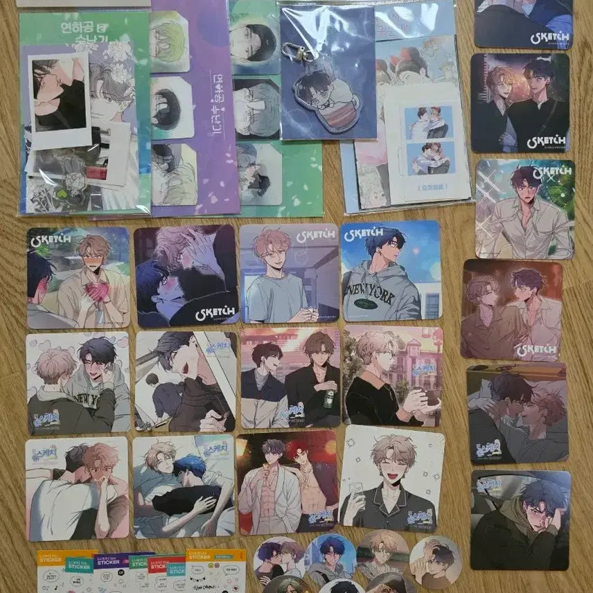 [BUNJANG] Mi Pil Go (Milky Way) Se-yeon &amp; Gong-gwa-sa Collaboration Coaster Set / bl 스케치 미필고 연수난 공과사 일괄 세트 비온 모펀 투니크 코스터