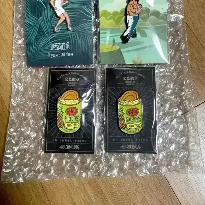 [SOLD OUT] 해피투게더 탱고 아비정전맘보 뱃지 중경삼림파인애플통조림 양조위장국영 영화