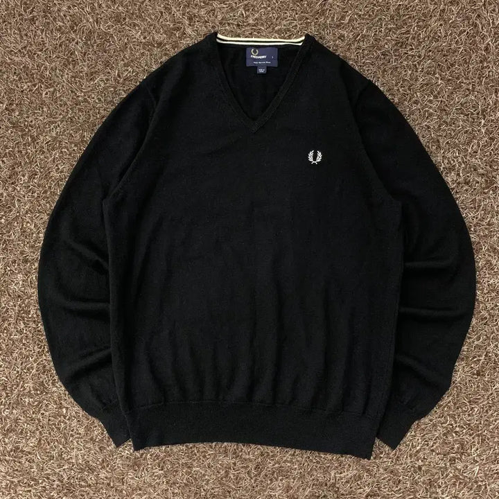 [BUNJANG] Fred Perry Wool V-Neck Knit / L 프레드페리 울 브이넥 니트