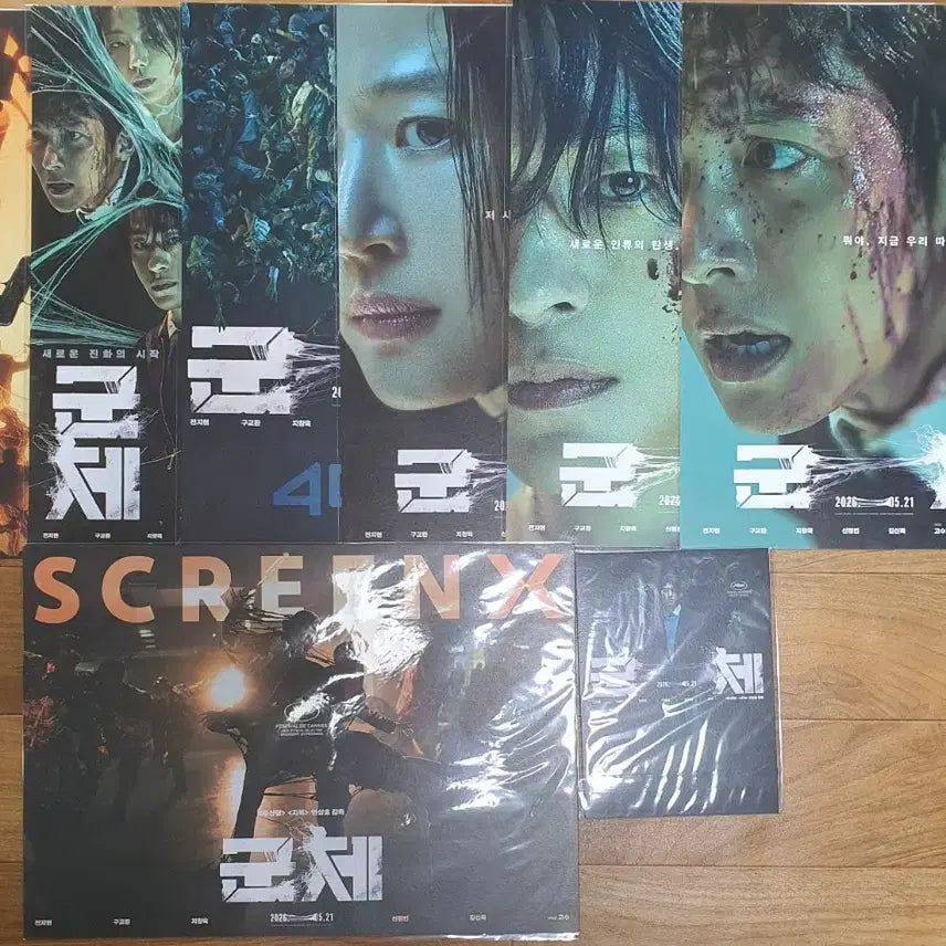 [BUNJANG] Goonche Movie 8-Piece Merchandise Set / 군체 A3포스터 7종+아코디언1종 세트