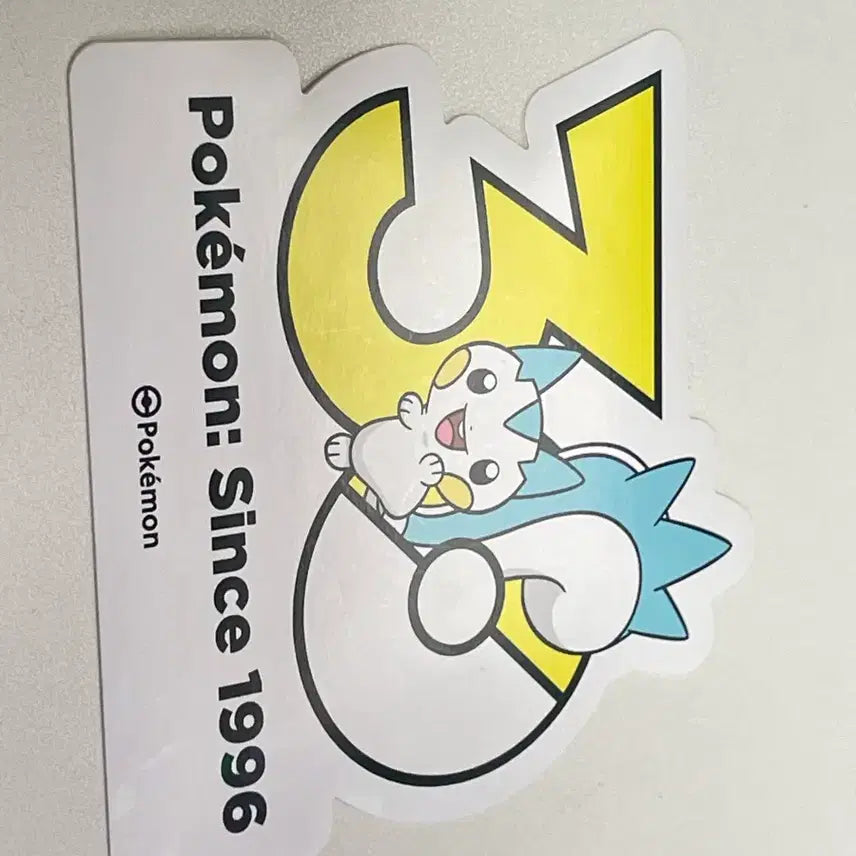 [BUNJANG] Pokemon 30th Anniversary Pachirisu Sticker / 포켓몬 30주년 스티커 파치리스