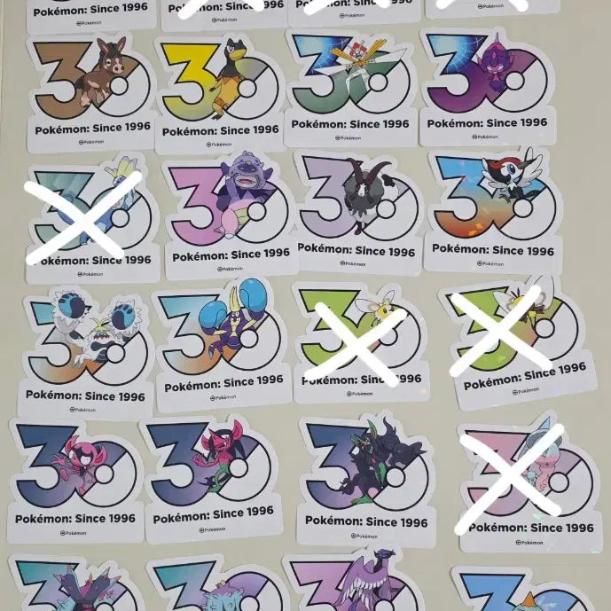 [BUNJANG] Pokemon 30th Anniversary Logo Sticker / 포켓몬 30주년 로고 스티커 원가 양도 / 판매