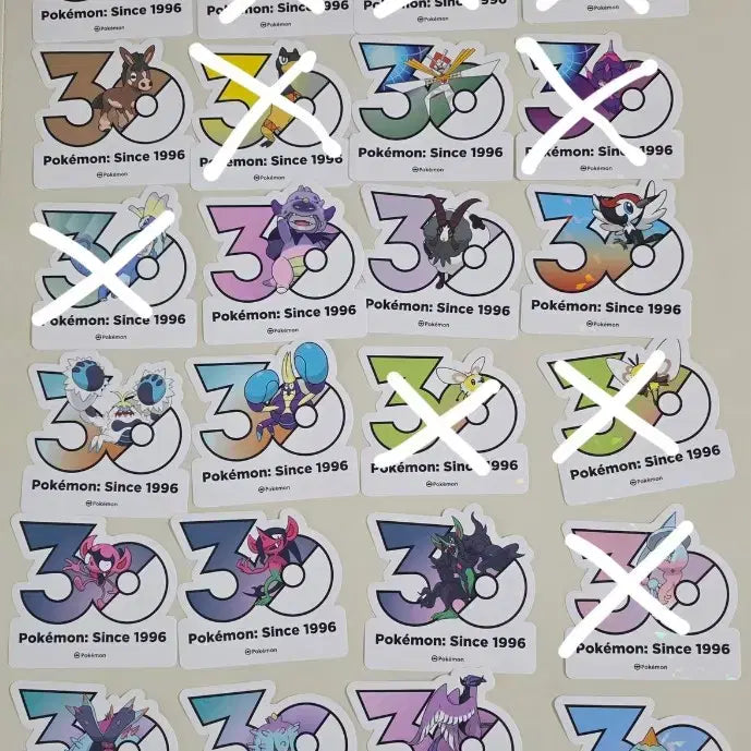 [BUNJANG] Pokemon 30th Anniversary Logo Sticker / 포켓몬 30주년 로고 스티커 원가 양도 / 판매
