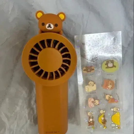 [BUNJANG] Rilakkuma Koguma File Holder Handheld Fan Bundle Set / 리락쿠마 코구마 파일 홀더 핸드 선풍기 일괄