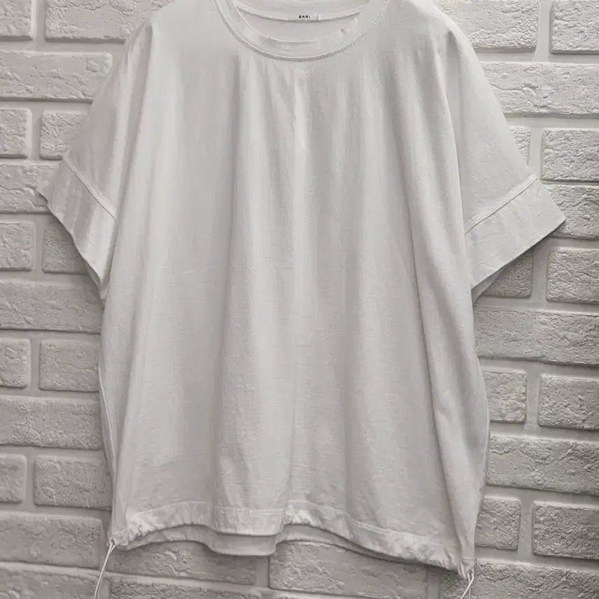 [BUNJANG] String Detail Short Sleeve T-Shirt / A4641  스트링 반팔 티셔츠