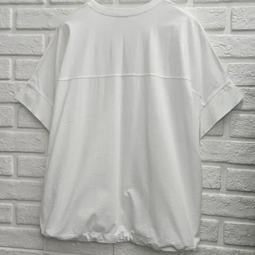[BUNJANG] String Detail Short Sleeve T-Shirt / A4641  스트링 반팔 티셔츠