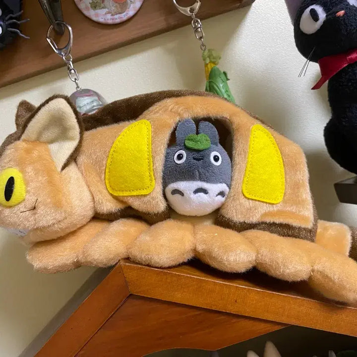 [BUNJANG] Ghibli Official My Neighbor Totoro Nekobus Plush Doll / 지브리 정품 네코버스 인형 고양이버스