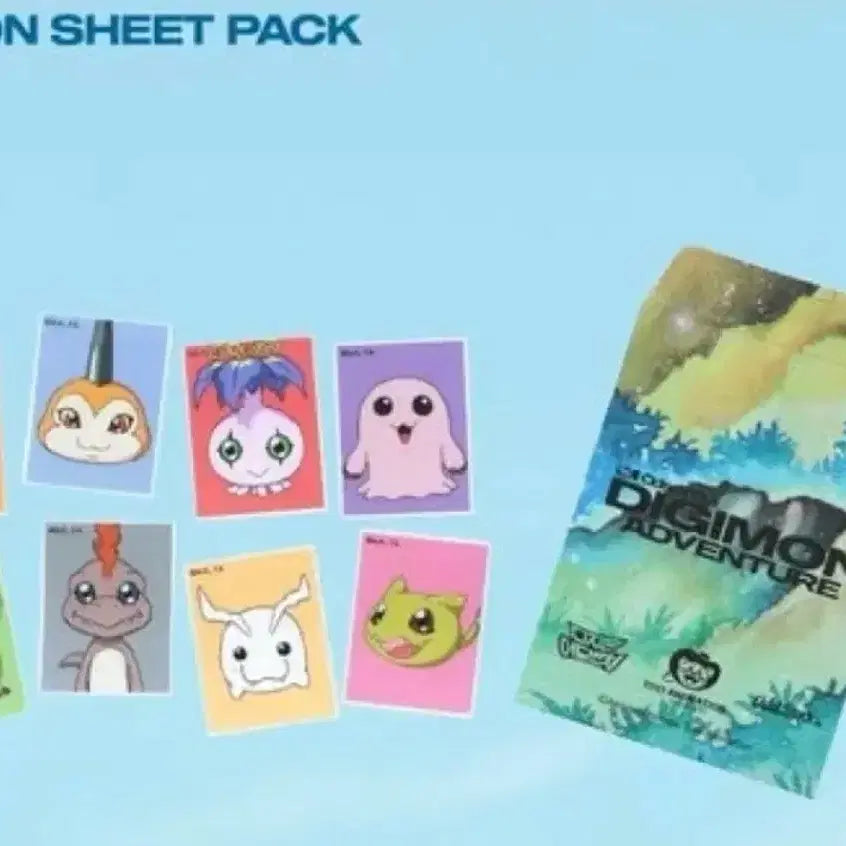 [BUNJANG] Digimon Proof Photo Set (8 types, Sealed) / 디지몬 증명사진 8종(미개봉)