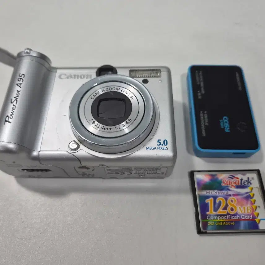 [BUNJANG] Canon PowerShot A95 Silver Digital Camera with Swivel LCD / 캐논 PowerShot A95 실버 (스위블 액정 - 셀카모드 가능)