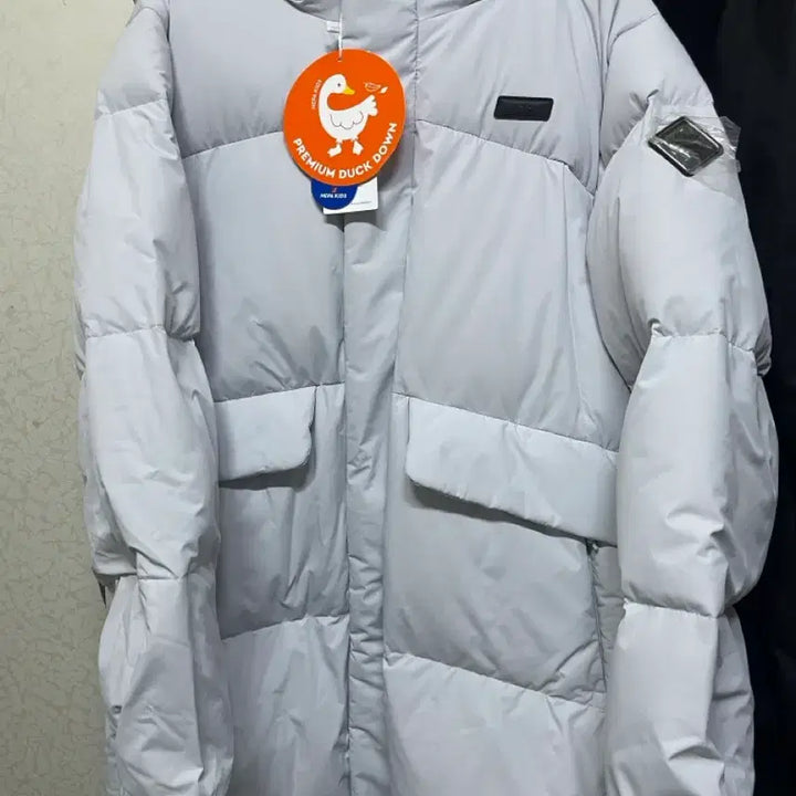 [BUNJANG] Nepa Kids Signature Long Duck Down Padding Jacket / 네파 키즈 시그니처 롱 덕다운 패딩(블랙, 아이보리, 그레이)