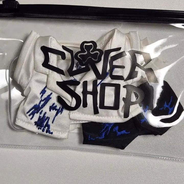 [BUNJANG] Clover Shop 10cm Unsung Plush Clothing Set (Black + White) / 클로버샵 유혈정장 블랙+화이트 일괄 10cm 무속성 솜인형옷