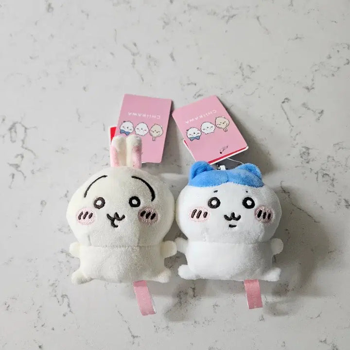 [BUNJANG] Monchichi Hachware Usagi 2-Type Set / 먼작귀 치이카와 콩눈 2종 세트 하치와레 우사기 새상품