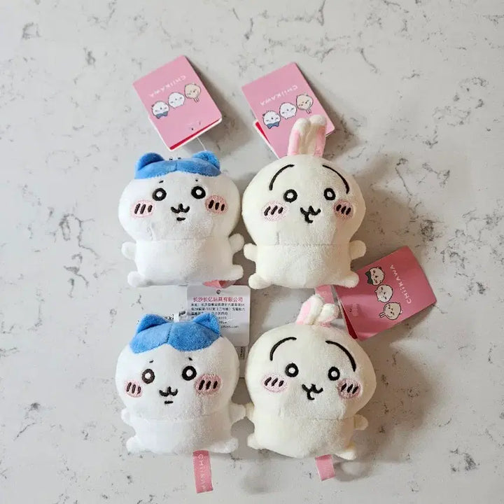 [BUNJANG] Monchichi Hachware Usagi 2-Type Set / 먼작귀 치이카와 콩눈 2종 세트 하치와레 우사기 새상품