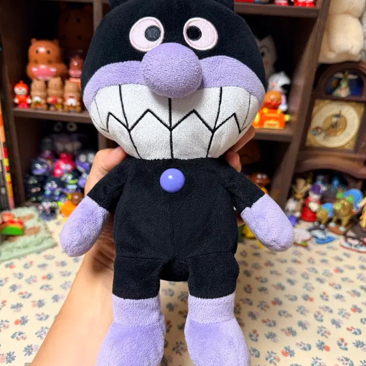 [BUNJANG] Anpanman Baikinman Large Plush Doll (Approx. 30cm) / 호빵맨 세균맨 인형