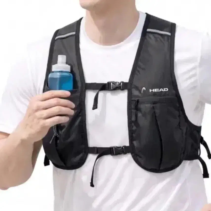 [BUNJANG] Daiso HEAD Running Vest / 다이소 HEAD 헤드 러닝 조끼 러너
