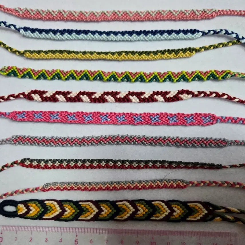 [BUNJANG] Friendship Wish Bracelet Set / 소원팔찌 우정팔찌 실팔찌 미산가팔찌 No2