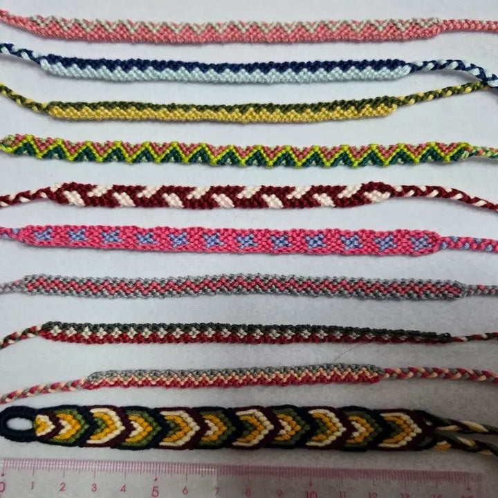 [BUNJANG] Friendship Wish Bracelet Set / 소원팔찌 우정팔찌 실팔찌 미산가팔찌 No2