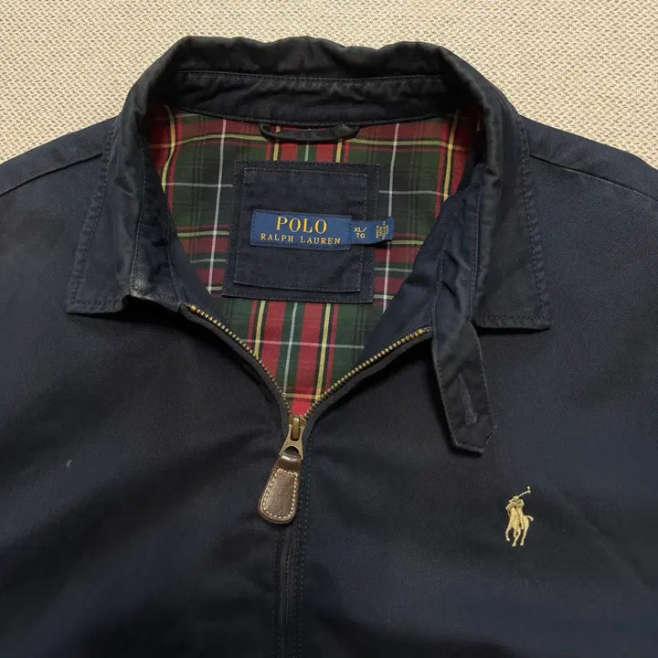 [BUNJANG] Polo Ralph Lauren Navy Harrington Jacket / 폴로 랄프로렌 네이비 해링턴 자켓