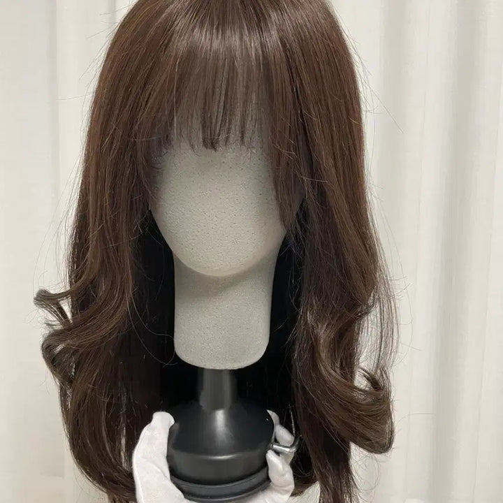 [BUNJANG] Mixed Human Hair Wig - Brown M / 긴머리 인모혼합 통가발 브라운 M / 박승철,하이모,힐링햇,핑크에이지