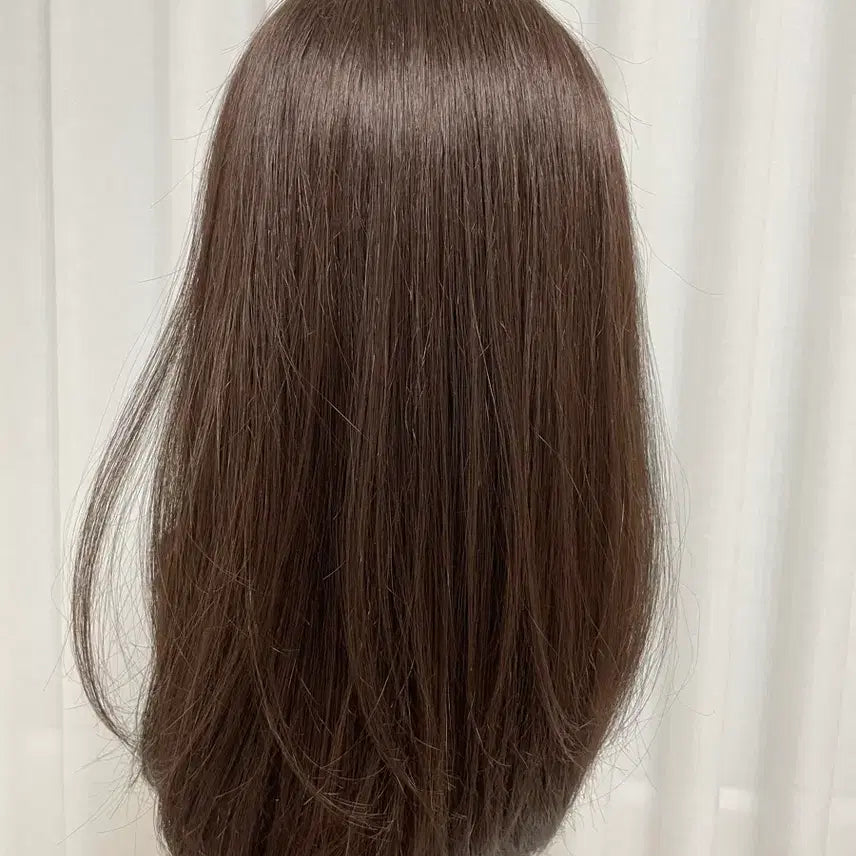[BUNJANG] Mixed Human Hair Wig - Brown M / 긴머리 인모혼합 통가발 브라운 M / 박승철,하이모,힐링햇,핑크에이지