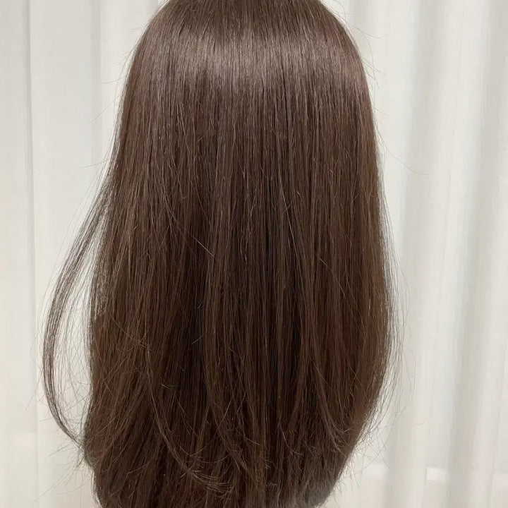 [BUNJANG] Mixed Human Hair Wig - Brown M / 긴머리 인모혼합 통가발 브라운 M / 박승철,하이모,힐링햇,핑크에이지