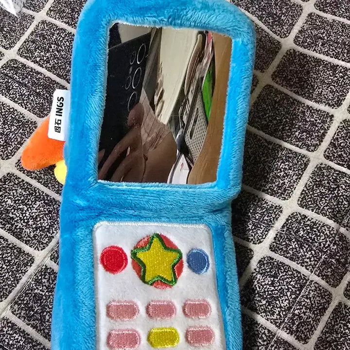 [BUNJANG] Kuppi Ramune Rabbit Mirror Plush Keychain / 쿠피 라무네 토끼 거울 봉제 키링