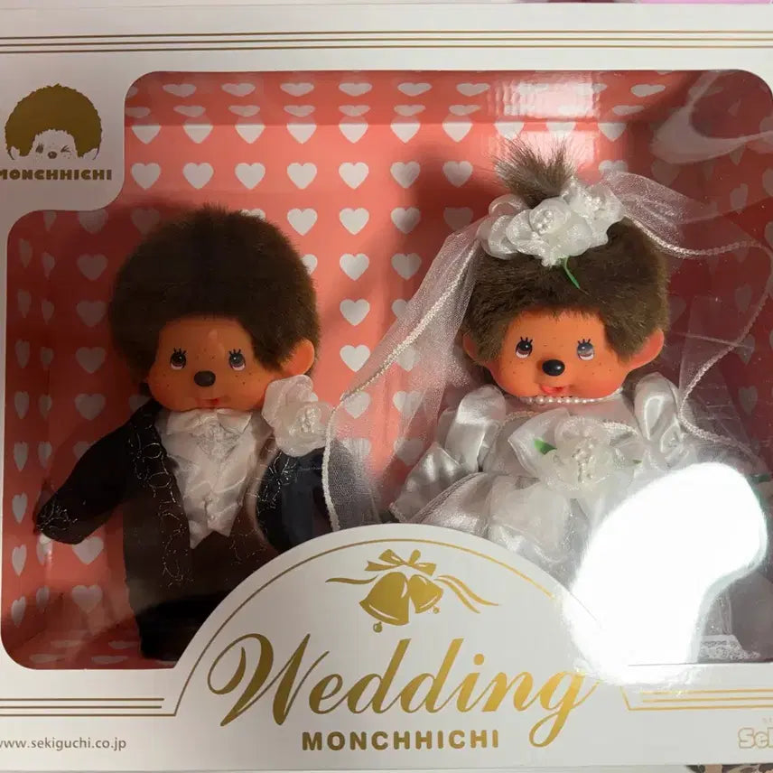 [BUNJANG] 30th Anniversary Wedding Monchhichi Doll New / 30주년 웨딩몬치치 새상품 21