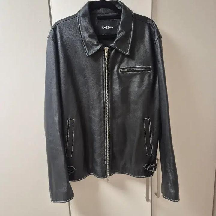 [BUNJANG] Dope Jason Lambskin Leather Jacket XL / 도프제이슨 램스킨 가죽자켓 xl