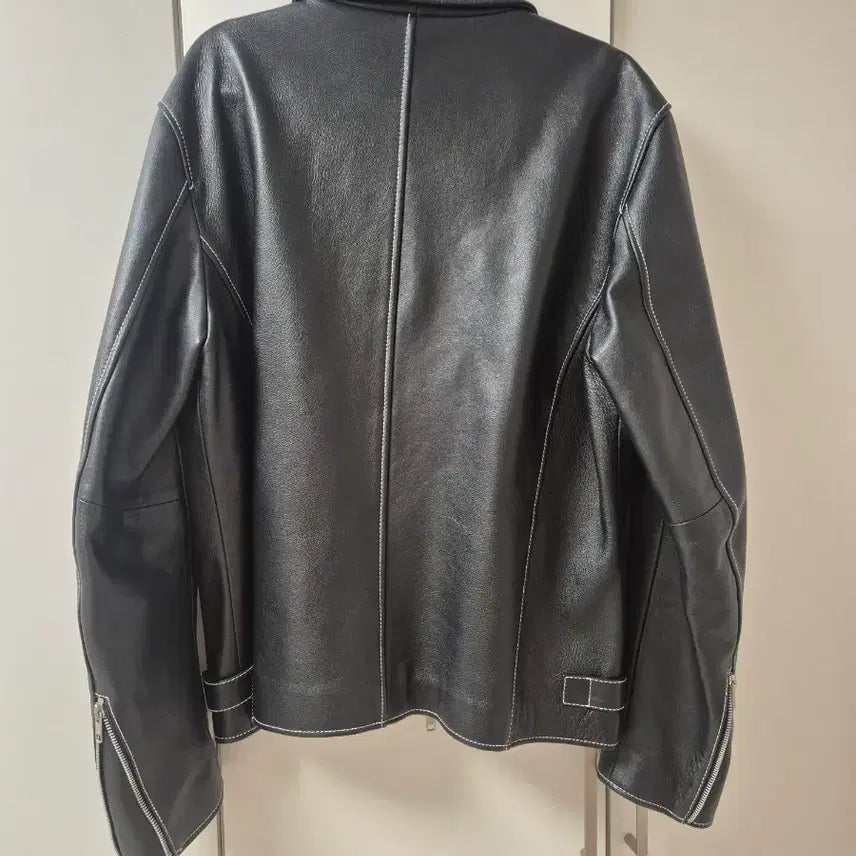 [BUNJANG] Dope Jason Lambskin Leather Jacket XL / 도프제이슨 램스킨 가죽자켓 xl