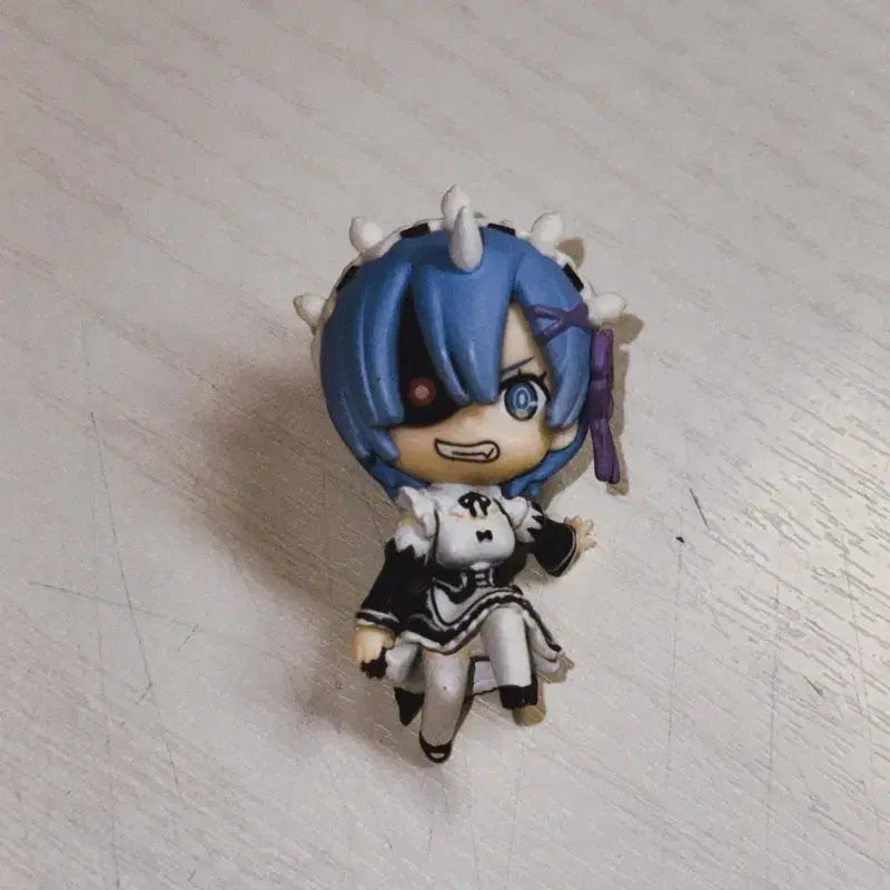 [BUNJANG] Re:Zero Rem Classic Bishoujo Mini Figure Gacha Keyring / 리제로 렘 고전 미소녀 미니 피규어 가챠 키링