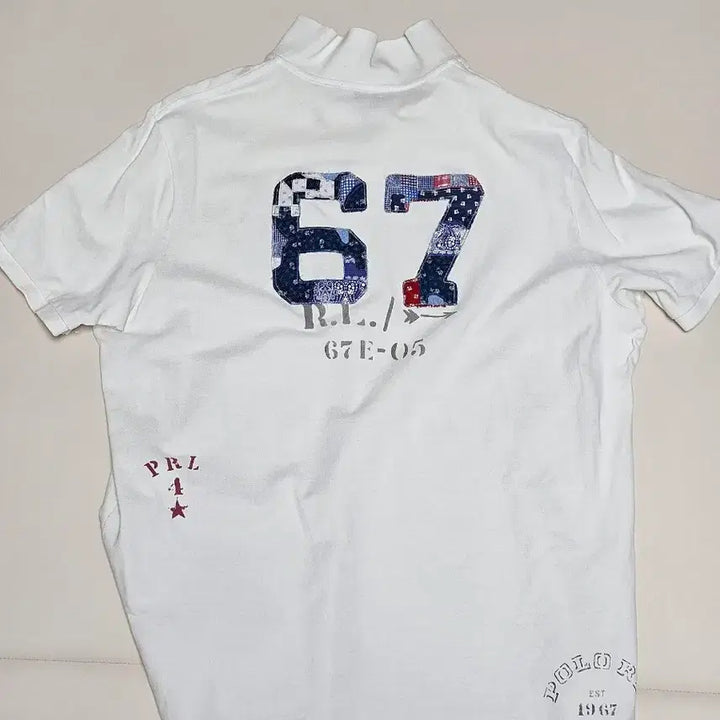 [BUNJANG] Polo Ralph Lauren Big Pony Custom Fit T-Shirt - White, Size L / 폴로 랄프로렌 빅포니 반팔 카라티 화이트 custom fit L