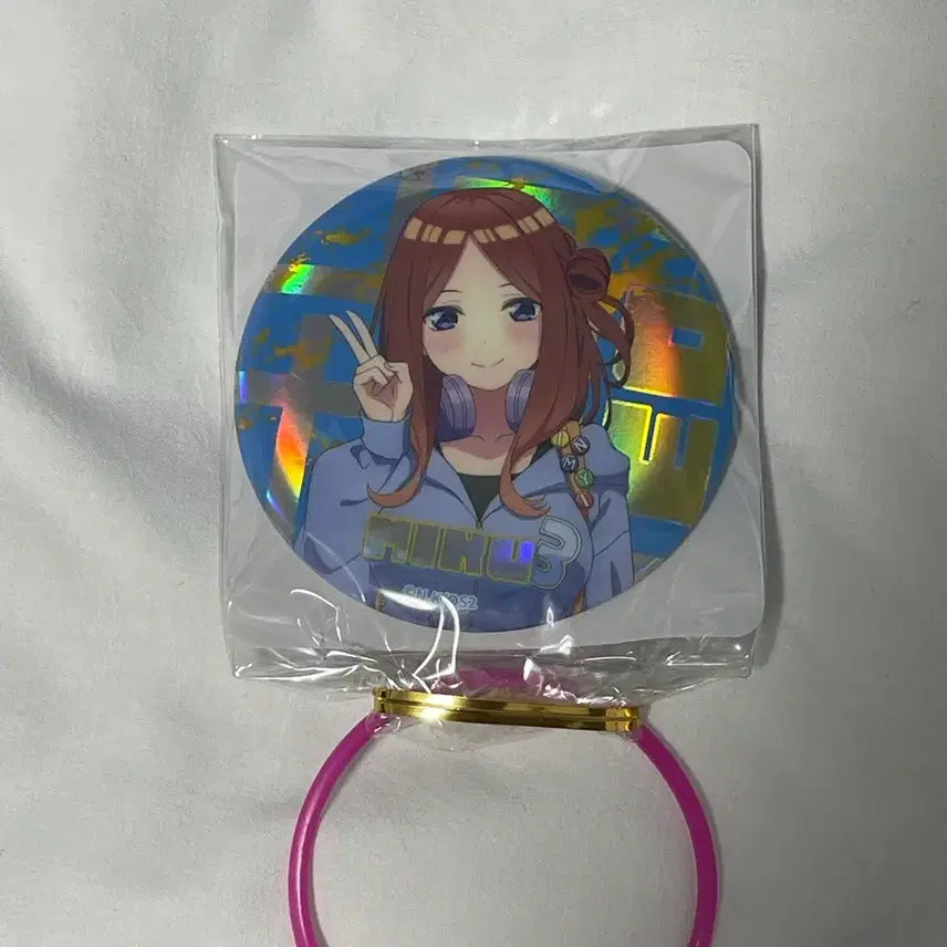 [BUNJANG] The Quintessential Quintuplets Nakano Miku Can Badge (Sealed) / 오등분의 신부 나카노 미쿠 캔 뱃지 미개봉