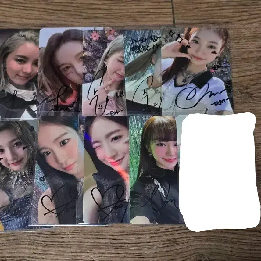 [BUNJANG] Woo!ah! Signed Photocard Bundle Set (10 pcs) / 우아 wooah 싸인 포토카드 9장 일괄